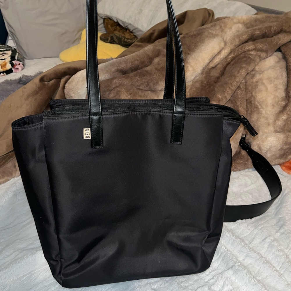 BEIS Black Tote Bag